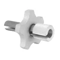 VIS CREUSE TENDEUR DE CABLE MOTO DIAM M8 AVEC MOLETE ALU POUR GAINE 6,10 mm (VENDU A L'UNITE)  -DOMINO ORIGINE-