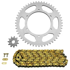 KIT CHAINE ADAPTABLE APRILIA 50 RS 2006>2011  420  11x53  (ALESAGE 108mm)  (DEMULTIPLICATION ORIGINE)  -AFAM-