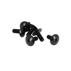 VIS TETE BOMBEE DE CARROSSERIE/CARENAGE/CAPOTAGE DIAM 6 x 15 mm NOIR (VENDU PAR 6)  -SELECTION P2R-