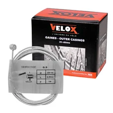 CABLE FOR CLUTCH - VELOX G.9  head 8x8mm  Ø 25/10  Lg 2,50M  (19 wires)  (IN BOX PER 10)