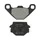 BRAKE PADS -POLINI FOR KYMCO 125-150 AGILITY  (L 85mm - 55.8mm - H 42.6mm - 37mm - thk7.5mm - 9.7mm)  (174.0095)  (ORIGINAL)