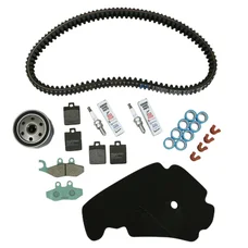 KIT ENTRETIEN MAXISCOOTER ORIGINE PIAGGIO 500 MP3 2010>2013 (AVEC PLAQUETTES DE FREIN)  -1R000376-
