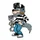 AUTOCOLLANT/STICKER LETHAL THREAT MINI FTW WOLF (60x80mm)