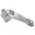 BIELLETTE COMMANDE EMBRAYAGE 50 A BOITE ADAPTABLE DERBI 50 SENDA, GPR/GILERA 50 SMT, RCR LIGHTY ALU ARGENT  -REPLAY-