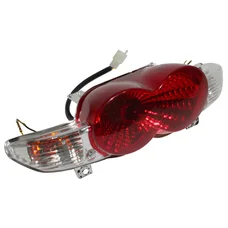 FEU ARRIERE SCOOT ADAPTABLE MBK 50 OVETTO 2008>/YAMAHA 50 NEOS 2008> AVEC CLIGNOTANTS (HOMOLOGUE CE)  -P2R-