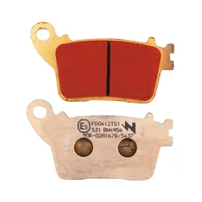 BRAKE PADS NEWFREN FOR HONDA 600 CB F HORNET 2007>2013 Rear 600 CBR RR 2007>2015 Rear KAWASAKI 1000 ZX-10R NINJA 2011> Rear YAMAHA 600 YZF-R6 2017> Rear   (FD0412TS)  (TOURING SINTERED)