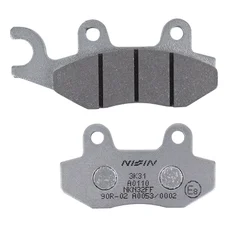 PLAQUETTE DE FREIN NISSIN POUR KYMCO 125 PEOPLE S 2017> AV / PEUGEOT 125 DJANGO 2014> AV, 300 SATELIS 2013> AV / TRIUMPH 900 STREET TWIN 2016> AR  (2P-211NS)
 (SEMI METAL)