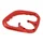 FUEL TANK PASSENGER GRAB HANDLE FOR YAMAHA 700 MT-07, 300 MT-03, 900 MT-09, 1000 R1, 600 R6 RED  -AVOC-