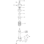 Suspension avant - Amortisseur/s
