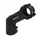 STEM FOR MTB/URBAN/TREKKING - SATORI RISER STEL ANGLED 45° ALUMINIUMBLACK Ø 31.8  L 90mm AHEAD-SET 1"1/8