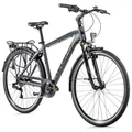 VELO MUSCULAIRE CITY BIKE 28 LEADER FOX FERRARA HOMME GRIS 8V (20,5'' - H53cm - TAILLE XL - POUR ADULTE DE 183cm à 190cm)