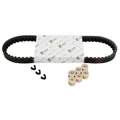 TRANSMISSION KIT"PIAGGIO GENUINE PARTS" BELT,ROLLERS,GUIDES- 50 ZIP 2T, ET2, VESPA LX 2T  -1R000441-