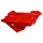 LEFT SIDE PANEL"PIAGGIO GENUINE PART" MOTO-GUZZI 1200 STELVIO 2008>2010  GUZZI R/RED  -88307100Y01-