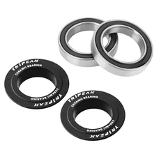 CUVETTE INTEGRE BOITIER ROUTE A EMBOITER/PRESSFIT TRIPEAK ACIER BOITE 90-95 DIAM 37 POUR AXE 24mm (COMPATIBLE SHIMANO, TREK)