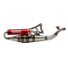 POT SCOOT YASUNI Z VERNI POUR MBK 50 NITRO, OVETTO/YAMAHA 50 AEROX, NEOS/MALAGUTI 50 F12/APRILIA 50 SR  (SILENCIEUX ROUGE)  -TUB901R-