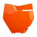 MX FRONT NUMBER PLATE - POLISPORT FOR KTM 125 SX, 250 SX-F, 150 XC, 30
0 XC F 2016>2018 ORANGE KTM