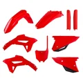 FAIRINGS/BODY PARTS FOR HONDA 250 CRF R 2022>, 450 CRF R 2021> Red - (OEM color)  (9 parts kit)   -POLISPORT-