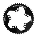CHAINRING FOR ROAD BIKE- 5 Arms 53Teeth - Ø 110/130 EXTERNAL - ALUMINIUM BLACK  7075 TA ZENITH for LOOK ZED CHAINSET 10/11 Speed.