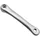 MANIVELLE GAUCHE 170 NEWTON ALU FORGE ETROITE ARGENT (SUR CARTE)