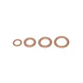 DRAIN PLUG GASKET - BRASS - Internal Ø 8 to 14mm - External Ø 12 to 20mm  (4 PIECES SET)  -SELECTION P2R-