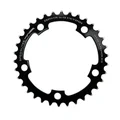 CHAINRING FOR ROAD BIKE- 5 Arms- 34T.Ø 110  -INNER- ALUMINIUM BLACK- 7075 TA ZEPHYR    (SHIMANO TYPE) 9/10Speed.