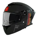 HELMET-FULL FACE MT THUNDER 4 SV MIL A11 MATT BLACK  XL  (DUAL SCREEN/PINLOCK READY) (ECE 22.06)