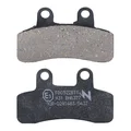 PLAQUETTE DE FREIN NEWFREN POUR ELSTAR 125 BLADE AV/AR/GENERIC 50 SM MINI TRIGGER 2008>2009 AV/AR, X MINI TRIGGER 2008>2009/LIFAN 125 LF OFF ROAD 2007> AV (FD0522BT)  (TOURING ORGANIQUE)