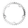 CHAINRING FOR ROAD BIKE- 5 Arms- 39T.Ø 135 -INNER- ALUMINIUM SILVER- 7075 TA VENTO -CAMPAGNOLO TYPE- 9/10Speed.