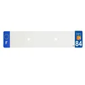 BANDE PLAQUE AUTO 520x110 POUR PVC VIERGE DEP. 84/EURO (VENDU A L'UNITE)