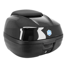 TOP CASE 37L (SUPPLIED WITH PLATE) "PIAGGIO GENUINE PARTS" MP3 300 HPE 2019 - GLOSS BLACK 98/A -CM292705