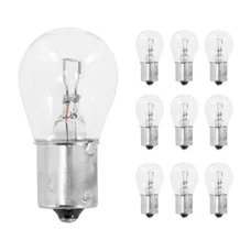 LIGHT BULB 12V 21W STANDART P21W FOOT BA15S CLEAR (BRAKE LIGHT+TURN LIGHTS) (SOLD PER 10)  -SELECTION P2R-