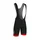 CUISSARD COURT GIST A BRETELLES FOND COOLMAX NOIR BORDS ROUGE  M -5116