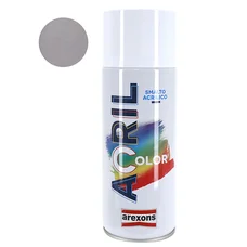 SPRAY-PAINT CAN AREXONS ACRYLIC GREY ALUMINIUM RAL 9006 (CRANCASE , FRAME , HEADLIGHT)  spray 400 ml (3956)