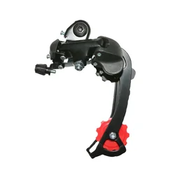 DERAILLEUR VTT ARRIERE P2R 8/7V. TZ CHAPE LONGUE NOIR A VISSER (COMPATIBLE SHIMANO JUSQU'A 30DTS)