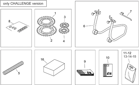 Kit Accessoire - Version Challenge