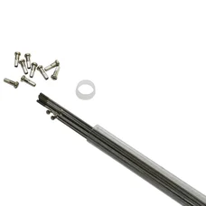 STAINLESS SPOKE- SILVER 2mm L280mm J BEND - With nut (IN TUBE PER 10)
