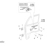 Lève-vitre avant et arrière
