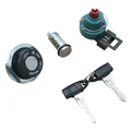 CONTACTEUR A CLE SCOOT ADAPTABLE PIAGGIO 50 ZIP 2T ET 4T, FLY 2T ET 4T, LIBERTY 2T ET 4T, VESPA LX 2T ET 4T /GILERA 50 ICE, RUNNER (AVEC COMMUTATEUR + SERRURE DE SELLE) (KIT)