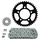 KIT CHAINE ADAPTABLE HONDA 500 CB X ABS 2019>2022, CB HORNET 2024>, 500 CB F 2022>  520  15x41  (DIAM COURONNE 84/110/12.25)  (DEMULTIPLICATION ORIGINE)  -AFAM-