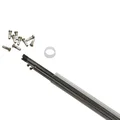 STAINLESS SPOKE- SILVER 2mm L290mm J BEND - With nut (IN TUBE PER 10)