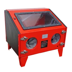 BLASTING CABINET - 3 to 8 BARS PRESSURE - 145 LITRES/MIN (88x57x140cm)