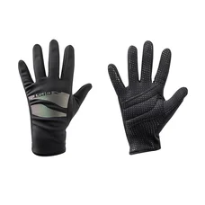 ADULT WINTER CYCLING GLOVE- LONG GIST CONFORT-WATERPROOF INSERT- SUPER ROUBAIX BLACK S (PAIR) -5495