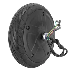 MOTEUR TROTTINETTE SEGWAY NINEBOT ES1, ES2, ES4, E25 350W NOIR (COMPLET AVEC ROUE ET PNEU 200 x 50 )  -P2R-