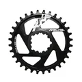 CHAINRING FOR MTB-FOR SINGLE- 32T.  "DIRECT MOUNT" -ALUMINIUM- BLACK MICHE GXP XX1-X01-X1-X0-X9 11 Speed (OFFSET 6mm)