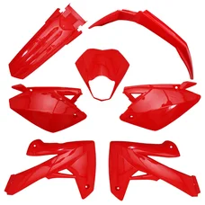 FAIRINGS/BODY PARTS FOR 50c MOTORBIKE  RIEJU 50 MRT 2009>, MRT ENDURO 2009>, MRT PRO 2009>, MRT SM 2009> GLOSS RED (KIT 7 PARTS)