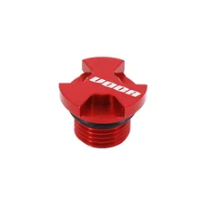 BOUCHON D'HUILE 50 A BOITE VOCA EVO POUR DERBI 50 SENDA, GPR (MOTEUR EURO 2, 3, 4) ALU CNC ROUGE