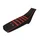 HOUSSE DE SELLE 50 A BOITE KRM PRO RIDE POUR DERBI 50 SENDA 2018>/GILERA 50 SMT, RCR 2018>/APRILIA 50 SX, RX 2018> NOIR/ROUGE