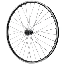ROUE VTT PATIN BLOCAGE 26" M670 COMBO PLUS AVANT NOIR RENFORCE MOYEU SHIMANO QC300 SPECIAL LOUEUR (JANTE DOUBLE PAROI AVEC OEILLETS-RAYONNAGE INOX) JANTE 21C 32 RAYONS