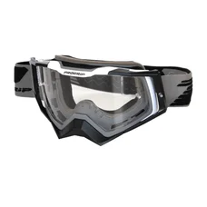 MASQUE/LUNETTES CROSS PROGRIP 3309 TR RAPID GRIS/NOIR/BLANC ECRAN TRANSPARENT ANTI-RAYURES/ANTI U.V./ANTI-BUEE (HOMOLOGUE CE-EN-N° AC-96025 REV.2)