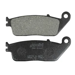PLAQUETTE DE FREIN POLINI POUR KYMCO 250 PEOPLE, 250 X-CITING / PEUGEOT 125 SATELIS, 400 GEOPOLIS, 125 DJANGO / BMW 600 C SPORT, 650 C GT  (L 102mm - H 39mm - P 8.3mm)  (174.0059)  (ORIGINAL)